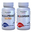 Hallprost Ultra + FREE Hallvigor | Prostate Support Supplements | Saw Palmetto, Pygeum, Pumpkin Seed, Zinc, Vitamin E, Korean Ginseng, Damiana | Urinary Tract & Bladder Support, 120 capsules