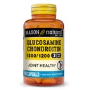 MASON NATURAL Glucosamine Chondroitin 1500/1200 with Vitamin C, Supports Joint Health for Normal Flexibility & Mobility*, 100 Capsules, 1 Month Supply