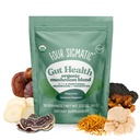Four Sigmatic Gut Health Mushroom Blend | Organic Mushroom Powder Complex with Turkey Tail, Lion’s Mane, Cordyceps, Chaga, Probiotics and More | Natural Immune Support Supplement | 30 Servings