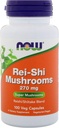 Now Foods Rei-Shi Mushrooms 270 mg - 100 Caps ( Multi-Pack)