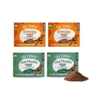 Four Sigmatic Mushroom Coffee Mix Pack of 4 - Lion's Mane and Chaga & Cordyceps and Chaga - 10 Packets Per Box