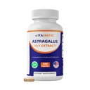 Vitamatic Astragalus – 10:1 Plant-Based Botanical Extract Capsules – Vegetarian, Non-GMO, Gluten-Free – Concentrated Herbal Supplement – 200 Count