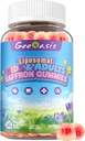 Liposomal Saffron with Magnesium Glycinate Gummies, Saffron Supplement for Kids & Adults, with Holy Basil Rosemary, L-Theanine, GABA, Omega-3 & Vitamins, Focus & Brain Support, Relaxation, 60Ct