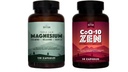 Natural Rhythm Cardio Calm Bundle - Triple Calm Magnesium 150mg, 120 Capsules + CoQ10-ZEN (Coenzyme Q10 + L-Carnitine + L-Theanine), 30 Capsules