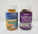 Saffron Gummies, Omega-3 + Turmeric