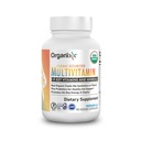 Organixx Clean Sourced Multivitamin for Women & Men, w/Vitamin C, D3, Vitamin B Complex, Probiotics, Organic Fruits & Vegetables, Supports Digestive Gut Health, Immune Support, 90 Vegan Gel Capsules