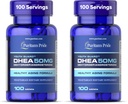 Puritan's Pride Youth Guard™ DHEA for Women and Men 50mg, Dietary Supplement for Healthy Aging, 3 Month Supply, 100 Tablets (Pack of 2)