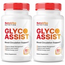 (2 Pack) Glyco Assist Capsules, Official Glyco Optimizer Formula, Premium Blend to Support Healthy Energy, Stable Levels and Circulation, All-Natural GlycoAssist Complex Reviews (120 Capsules)