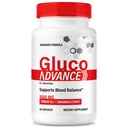 Gluco Advance – Original Gluco Advanced Formula with Natural Ingredients to Support Energy, Healthy Circulation, Stable & Balanced Levels, Easy-to-Take GlucoAdvance Pills (60 Capsules)