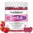 DHEA Supplement for Women, DHEA 50mg with Omega-3, Magnesium & Antioxidant Blend, Supports Hormone Balance, Healthy Aging, Immunity & Energy, DHEA 25 mg per Gummy, Non-GMO, Sugar Free, 60ct