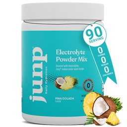 JUNP Electrolytes Powder No Sugar No Carbs – Pina Colada Coconut Pineapple Keto Electrolyte Drink Mix - Potassium & Salt Hydration Powder Electrolytes - Zero Calorie Sugar Free Electrolyte Powder 90ct