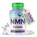 Liposomal NMN 1000mg – Nicotinamide Mononucleotide Supplement – NAD+ Precursor for Cellular Energy, DNA Repair, & Healthy Aging Support – 99% High Purity Shelf Stablized, Made in USA, 60 Capsules