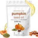 Pumpkin Seed Oil & Saw Palmetto Capsules - 3000mg for Prostate Health & Hair Growth Support - Non-GMO, Cold-Pressed Herbal Supplement, 180 Softgels
