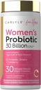 Carlyle Women's 30 Billion CFU Probiotic | Supported by 22 Strains Plus Cranberry | 30 Capsules | Supports Healthy Vaginal ph and Yeast Balance | Vegan, Non-GMO and Gluten Free | for Her