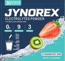 Electrolytes Powder Packets Sugar Free, High Sodium Hydration Packets, Electrolyte Drink Mix with Strawberry Kiwi Flavor, 30 Sticks 10.5OZ
