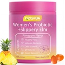 Women's Probiotics Gummies with Slippery Elm – Vaginal Health, Gut Health & pH Balance Support, Pineapple Flavor – Gluten Free, Vegan (30 Servings)（Q2）