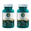 NEURIVA Ultra Decaf Clinically Tested Nootropic Brain Supplement for Mental Alertness, Memory, Focus & Concentration, Cognivive, Neurofactor, Phosphatidylserine, Vitamin B6 B12, 60 Caps (2 Pack)