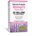Natural Factors Ultimate Probiotic Women’s Every Day 25 Billion CFU - 10 Gastric-Resistant Strains for Healthy Vaginal Microbiome & Immune Function Support - Women’s Probiotic - 30 Vegetarian Capsules