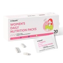 Women's Daily Vitamin Packs with Collagen Peptide, PQQ, 4-IN-1 Multivitamins For Women Health Supports Immune Health, Skin, Brain, Bone Strength & Overall Well-Being, 30-Day Travel Essentials Supply