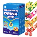 High Sodium Sugar Free Electrolyte Powder Packets, 16 Stick Pack — Hydration Drink Mix with Potassium & Magnesium, Zero Calorie Keto Friendly Hydration Powder, Variety Pack Flavors