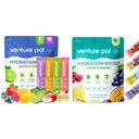 Venture Pal Sugar Free Electrolyte Powder Packets - Liquid Daily IV Drink Mix for Rapid Hydration & Party Recovery | 5 Vitamins & 7 Electrolytes| Keto Friendly | Non-GMO | Certified Vegan | 16 Sticks