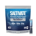Raw Unflavored Electrolyte Packets | 800mg Sodium | Zero Sugar & Stevia Free Electrolytes Powder | Hydration for Sweat Recovery, Fasting, POTS | Makes 32 Fl Oz (Pack of 45) | Made in USA