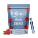 Ultima Replenisher Daily Electrolyte Powder – Blue Raspberry, 20 Stickpacks – Zero Sugar Hydration Packets with 6 Electrolytes and Minerals – Sugar Free, Plant Based & Keto Friendly Drink Mix | Daily Electrolyte