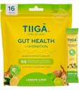Tiiga Gut Health - Prebiotic Fiber & Baobab Drink Mix - Electrolyte Powder - Hydration Powder - No Sugar Electrolytes - Digestive Support & Regularity (Lemon Lime)