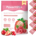 20 Sticks Sugar Free Electrolytes Powder Packets-5 Flavors Liquid Daily IV Hydration Packets,Electrolyte Drink Mix Travel Electrolyte Packet for Rapid Hydration,0 Calorie,0 Sugar