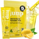 JUNP Sugar Free Electrolytes Powder Packets for Water Instant Hydration Packets with Salt & Potassium, Zero Calorie, No Carbs, No Sugar Electrolyte Drink Mix Sticks, Keto Friendly, Lemonade 5 Pack