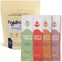 Kids Electrolyte Powder – 16 Count Variety Pack – Hydration Drink Mix for Kids – Berry, Orange, Watermelon & Lemon Lime – No Artificial Dyes – OU Kosher Certified