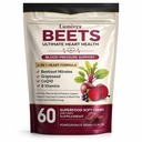 Lumivyx Beet Chews - Beetroot with Grape Seed Extract & CoQ10, Nitric Oxide Support Formula for Circulation & Daily Energy, Pomegranate Berry Flavor, Non-GMO, Gelatin-Free - 60 Chews