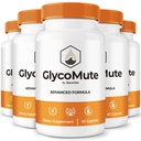 (5 Pack) GlycoMute Capsules – Official Glyco Mute Natural Blood Balance & Circulation Support | Premium Supplement for Stable Levels and Energy | Easy-to-Take Pills, Non-Habit Forming (300 Capsules)