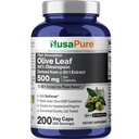NusaPure Olive Leaf Capsules 500mg, 200 Veg Caps (Non-GMO, Vegan, Non-GMO)