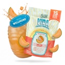 KLASS VIDA Hydration + Immunity Cantaloupe Agua Fresca Electrolyte Powder Packets | Sugar Free Electrolyte Drink Mix | Hydration Packets with Wellmune®, Acerola & Coconut Water | 15 Stick Packs