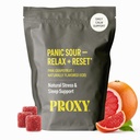 GABA and L-Theanine gummies | Natural Stress and Sleep Support | Vegan & Gluten Free | Grapefruit | 30ct, Panic Sour