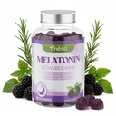 Sugar Free Melatonin Gummies 10mg for Adults – Sleep Support with L-Theanine 100mg & Magnesium 100mg – 0g Sugar Vegan Nighttime Aid, Calm & Relaxation, Natural Berry Flavor (60 Count)