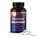Melatonin Fast Dissolve 12mg Tablets, Natural Berry Flavor, 100 Count, Extra Strength Sleep Support for Adults, Non-Habit Forming, 100-Day Supply