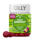 OLLY Daily Energy Gummy,Vitamin B12, CoQ10, Goji Berry - 60 Count