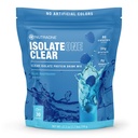 NutraOne Clear Whey Protein Powder Drink Mix, Naturally Flavored, Clear Protein Drink, 20g of Protein, Zero Sugar (Blue Raspberry - 30 Servings)