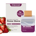 Meche Power Down™ Rapid Dissolve Strips for Sleep - 5mg Melatonin, L-Theanine, Tart Cherry & Saffron - Faster Than Melatonin Gummies, Natural & Sugar Free Sleep Aid for Adults