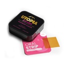 Sleep Oral Strips with 1mg Melatonin for Non-Groggy Natural Sleep, with L-Theanine, Fast Acting, Dissolvable Strips (30 Count)