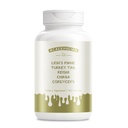 Organic Lions Mane Turkey Tail Mushroom Supplement Capsules Cordyceps Sinensis Chaga Reishi Mushroom Extract Capsules for Humans Mushrooms Supplements - 120 Count