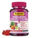 Sakoon nutrition Halal Women's Full Spectrum Multivitamin Gummies with Probiotics & Prebiotics – Complete Daily Wellness Support, Immune & Digestive Health – Vegan, Non-GMO, Delicious Fruit Flavor!
