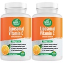 Liposomal Vitamin C Supplement Pills 1200 mg - High Absorption 180 Vegan Capsules Fat Soluble Vit C, Maximum Strength Immunity Support & Collagen Booster, Sunflower Lecithin , lypo spheric (2)