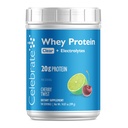 Celebrate Vitamins Clear Whey Protein Powder with Electrolytes, 20g Protein Cherry Fruit Isolate Drink for Bariatric Support, Muscle Recovery & Hydration (14 Servings)