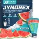 Electrolytes Powder Packets Sugar Free, Electrolyte Drink Mix with Lemon Lime Watermelon Peach Berry Kiwi Tropical Punch Lychee Cranberry, 10.5OZ (30 Servings (Pack of 1), Watermelon)