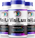 NutraRize (3 Pack) VisiLux Capsules - Official Vision Vitamins for Eye Health & Wellness, All Natural Eyesight Support Pills, Premium Formula for Clear Vision, Visi Lux Review (180 Capsules)
