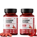 Vascu Flow Cayenne Pepper Capsules丨Organic Capsaicin Supplements with Beetroot Ashwagandha Hawthorn Turmeric Cinnamon Ginseng for Circulation Immune Support - Made in USA (180 Cayenne Capsules)