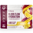 VINIA Resveratrol Electrolyte Hydration Powder Mix | Boost Blood Flow & Circulation | Sea Salt, Coconut Water Potassium, Magnesium, Informed Sport Certified